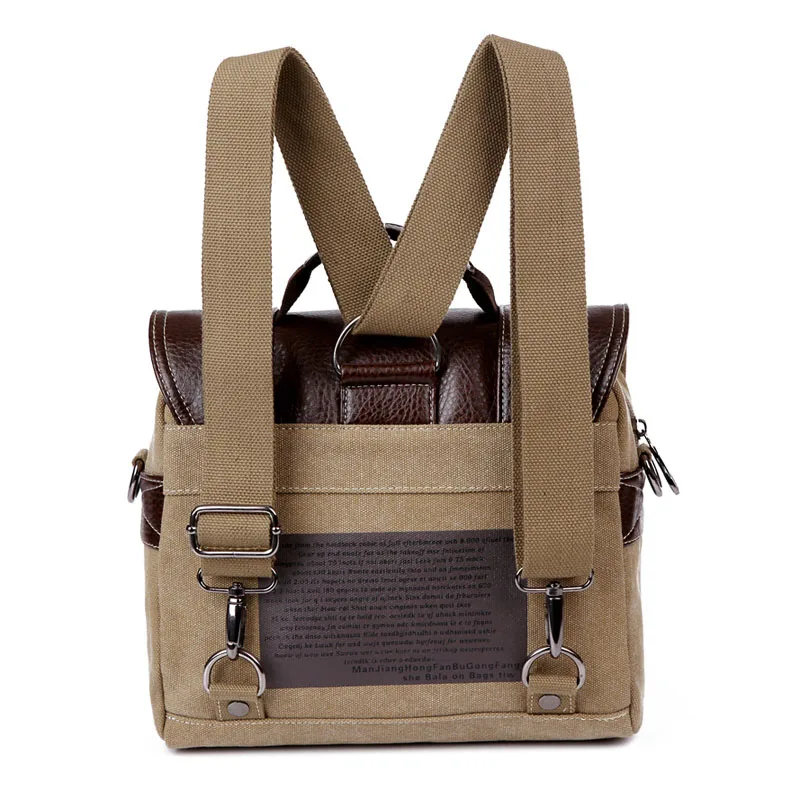 Многофункциональный холщовый рюкзак сумка на плечо винтажные Рюкзаки школьные