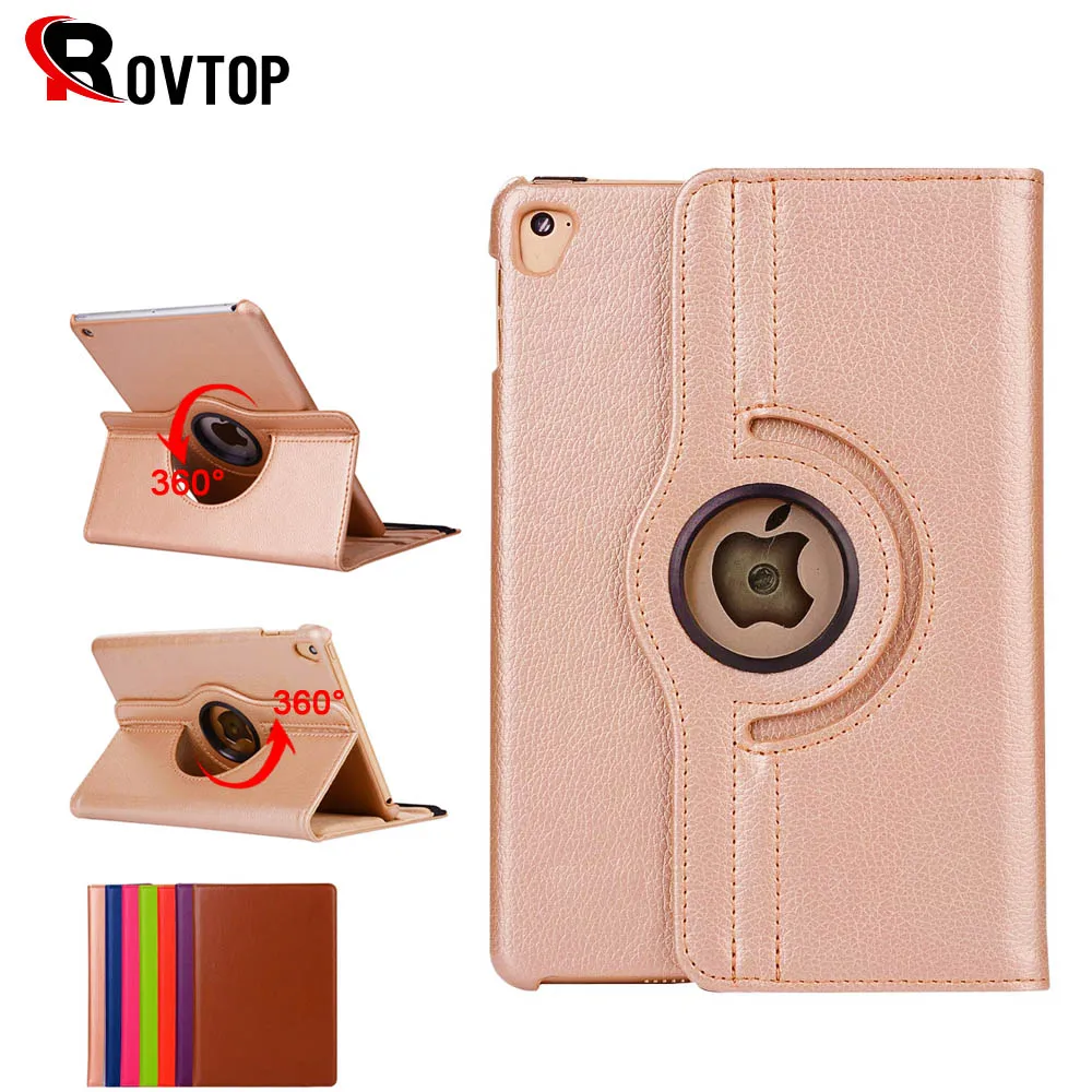Кожа Smart Cover чехол для Apple iPad Air 2 колесика с камерой низкого давления х 1 5 6 iPad mini 1 2 3 iPad 9,7 5th 6th поколения 360 градусов вращающийся