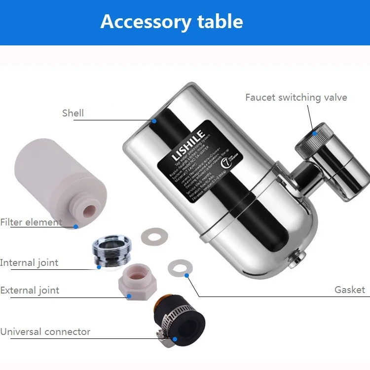 Очиститель воды сплава для быстрой зарядки Кухня кран очиститель фильтра | Дом и