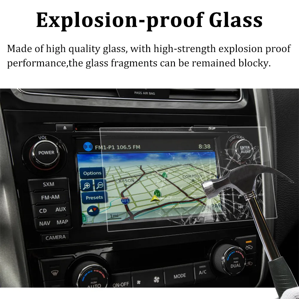 Для 7 дюймов NISSAN ALTIMA 2013 2014 2015 2016 2017 2018 автомобильные внутренние молдинги GPS