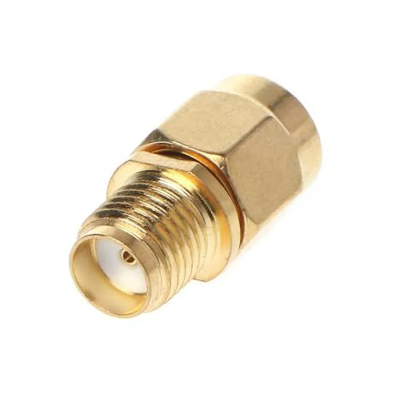 10pcs RP-SMA Male Plug to SMA Female Jack RF Coaxial Coax Adapter Convertor Connector Straight Goldplated | Обустройство дома