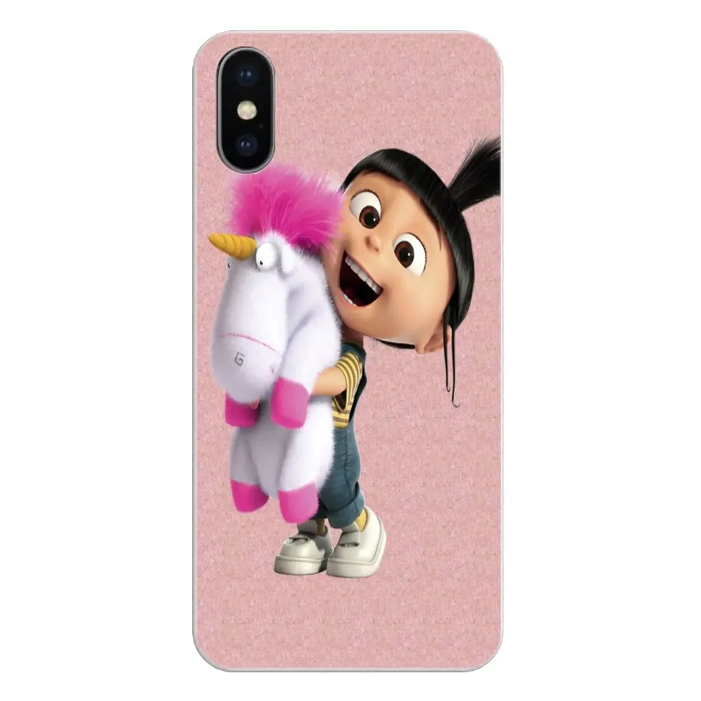 For Samsung Galaxy A5 A6 A7 A8 A9 J4 J5 J7 J8 2017 2018 Plus Prime Minion My Unicorn Agnes Art Print Transparent Soft Skin Cover |