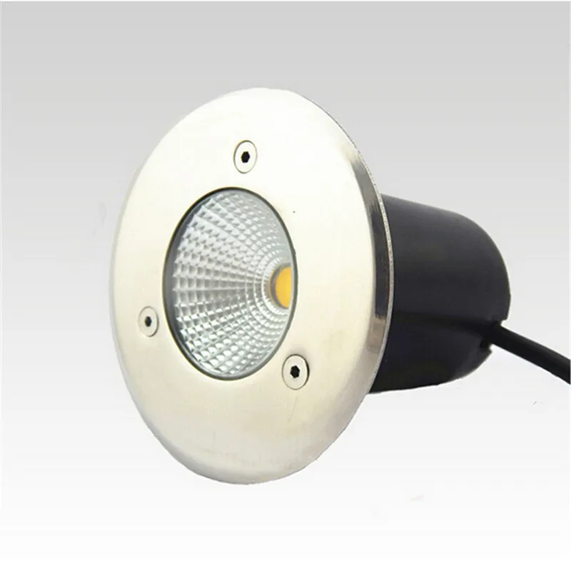 Бесплатная доставка 10 Вт COB светодиодный подземный светильник IP65 встраиваемый
