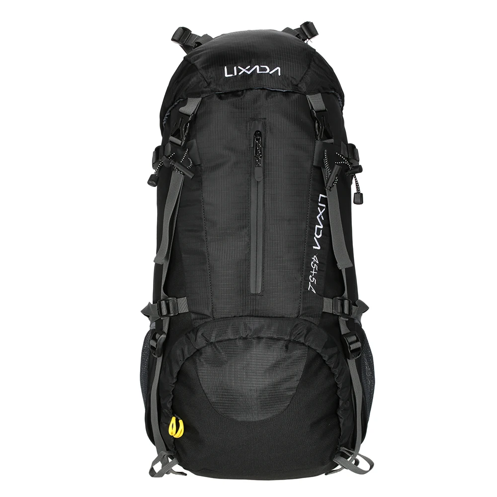 Черный цвет Lixada 50L водостойкий походный рюкзак для кемпинга, рюкзаки для активного отдыха, сумки для альпинизма, альпинизма, треккинга, спортивный рюкзак для путешествий - Цвет: Черный цвет