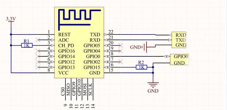 1 шт. ESP-12F (ESP-12E обновление) ESP8266 удаленный последовательный порт Wi-Fi беспроводной