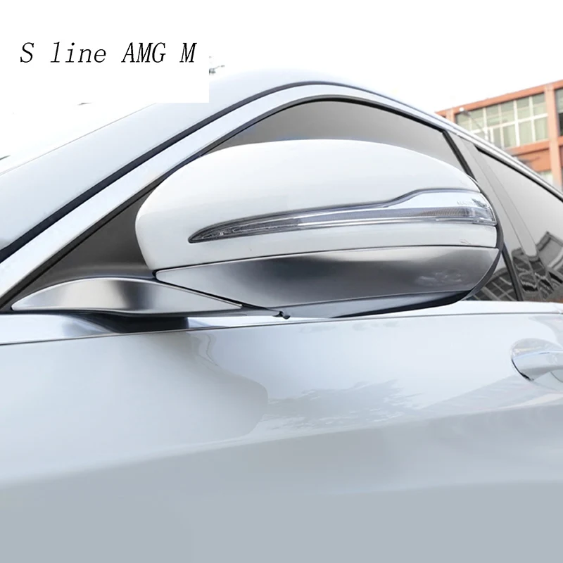 Стайлинг автомобиля для Mercedes Benz C class W205 C180 C200 зеркало заднего вида рамка дверное
