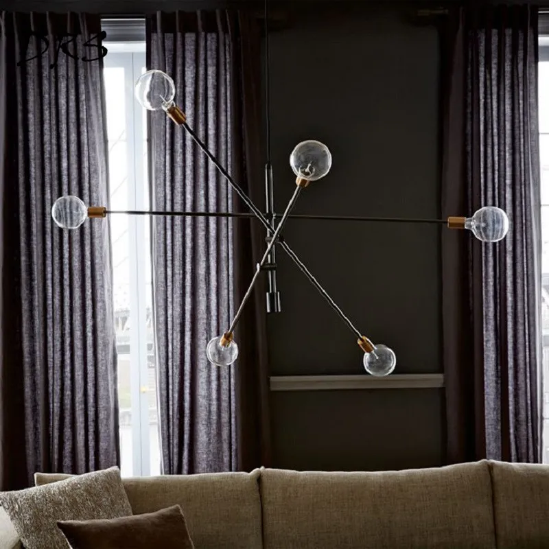 Северный постмодерн Подвеска простая креативная лампа Геометрические линии