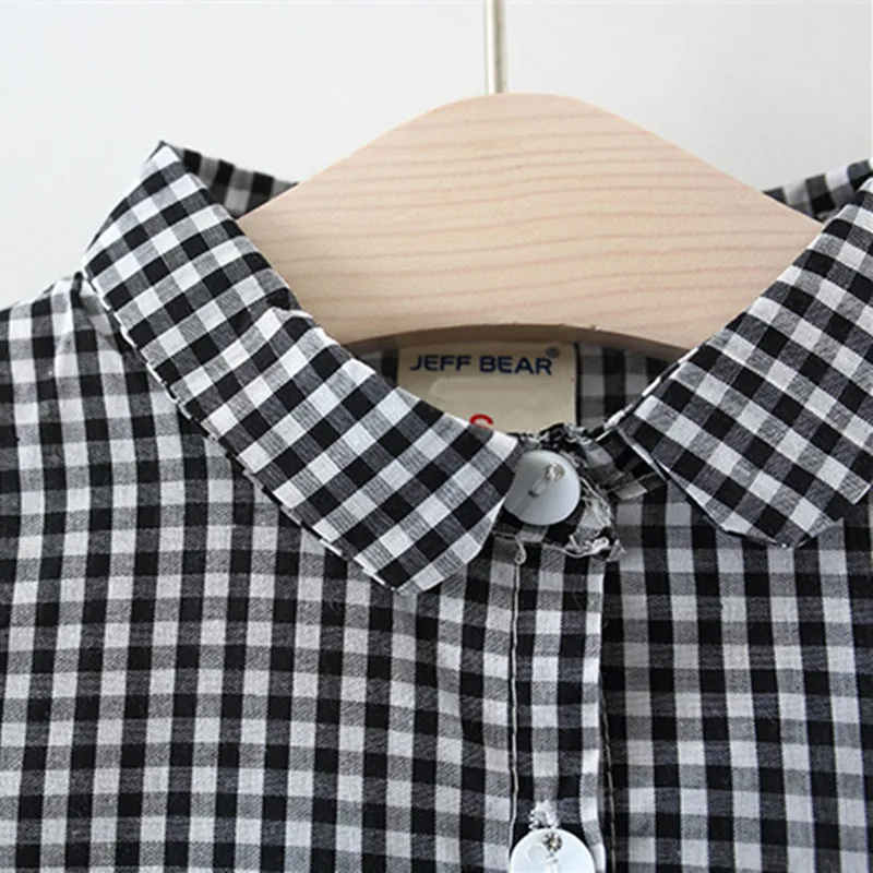 DFXD/маленьких для маленьких девочек комплект одежды в Корейском стиле детская