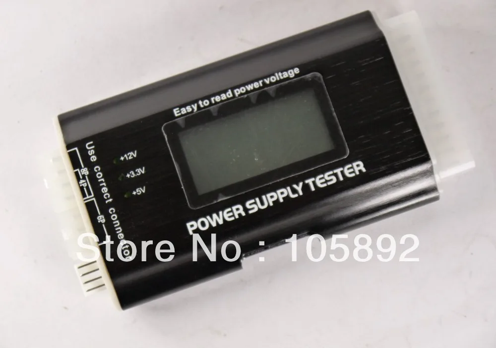 Iii многофункционально цифровой жк-дисплей пк компьютер электропитание тестер