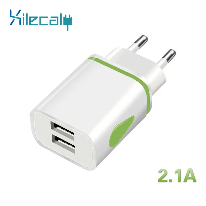 Лидер продаж 5 В/2 1 а светодиодная подсветка 2 USB порта адаптер настенное зарядное