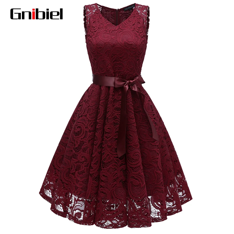 GNIBIEL Для женщин элегантные летние платье крючком кружевное шифоновое пляжное