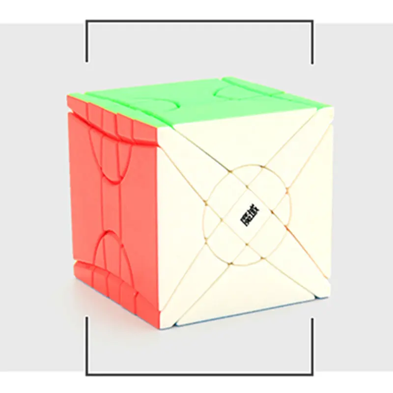 Stickerless MoYu Fisher Time Wheel Cube игрушки для взрослых Детские обучающие игрушки-пазлы - Цвет: Stickerless