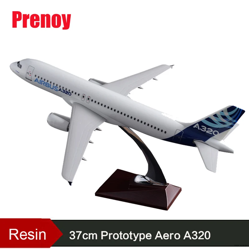 37 см Прототип Aero модель A320 оригинальная Смола самолет Модель авиация Airbus