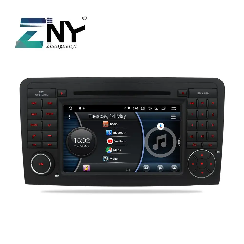 7 &quotips Android 8 Автомобильный DVD 2 Din Авто Радио для Benz класс GL ML W164 X164 ML350 GL450