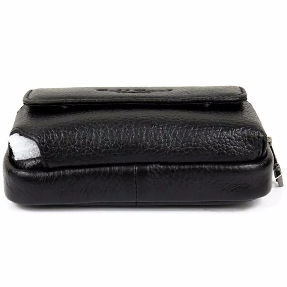 Высококачественный мужской чехол в виде поясной сумки из натуральной кожи с