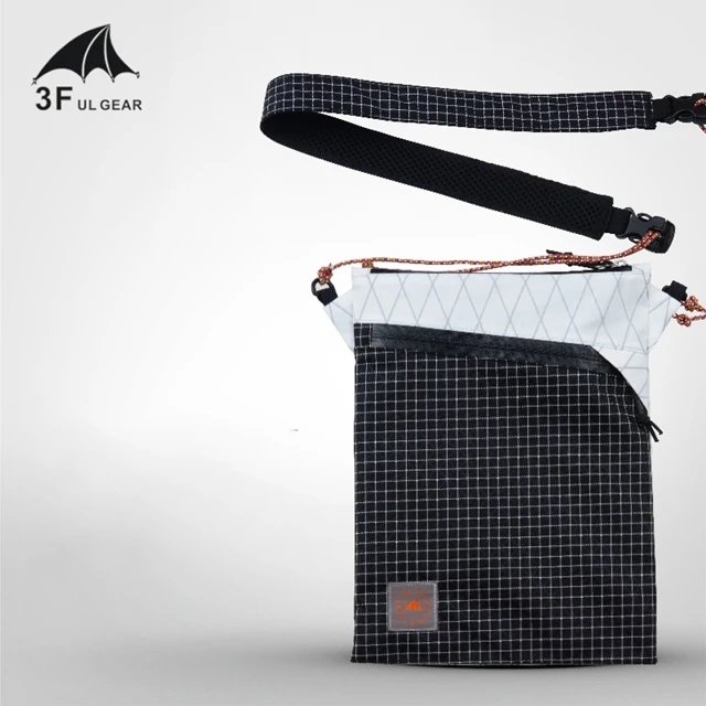 Black White 3F UL gear простая жизнь 3 Сумка Сверхлегкая портативная дорожная сумка через плечо мини сумка для туризма кемпинга 4 цвета - Цвет: Black White