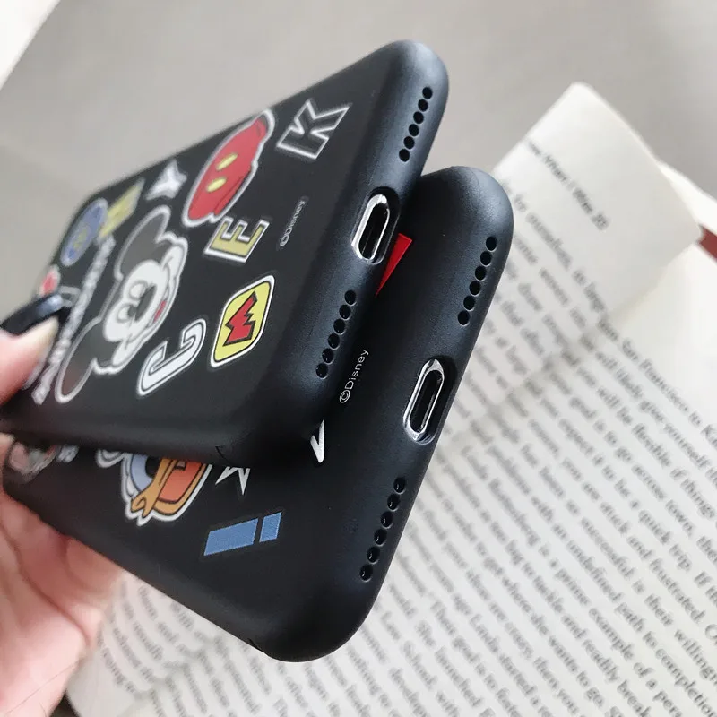 ORYKSZ милый мультяшный Микки чехол для телефона iphone 6 S Чехол X XS MAX XR 7 8 Plus задняя