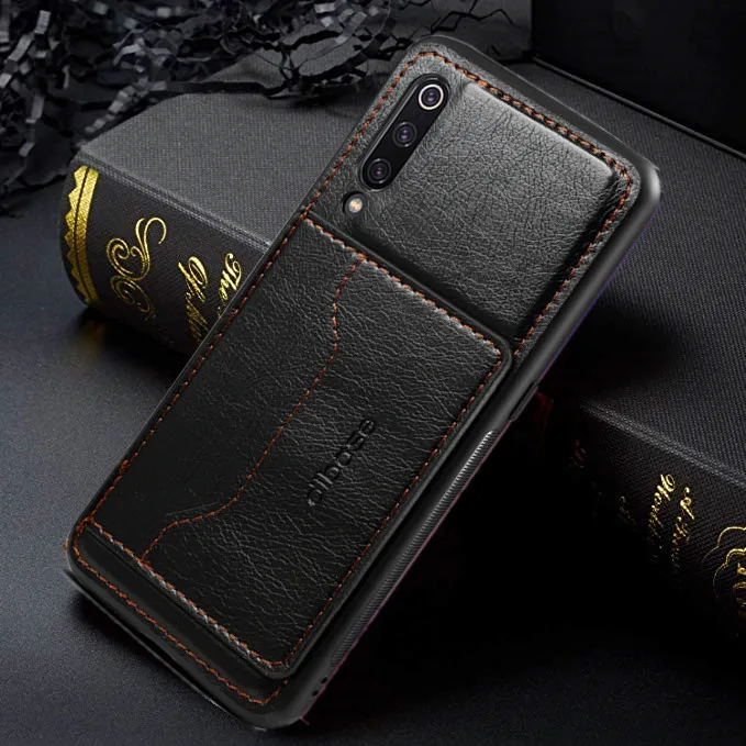 Чехол для Xiaomi 6x8 9 se чехол-бумажник с отделением кредитных карт тонкий кожаный