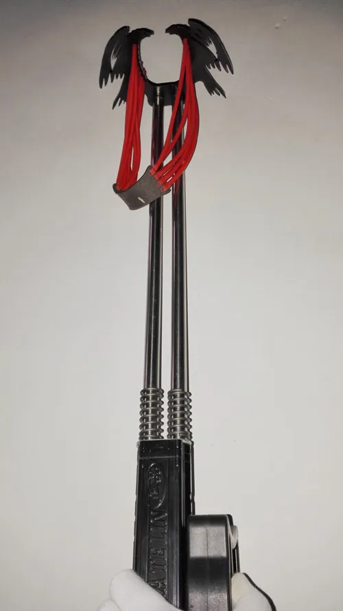 Черный ворон скольжения-отверстия Механическая Рогатка Открытый стрельба