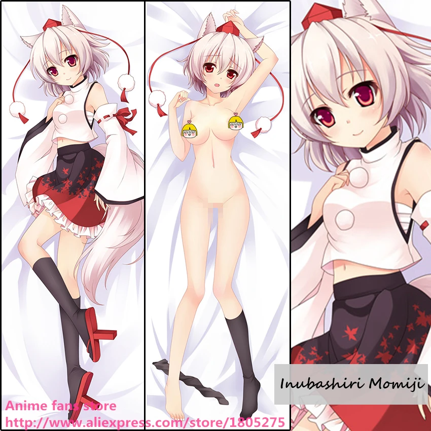 Сексуальная AnimeTouhou Project Inubashiri Momiji Милая японская Наволочка Чехол для подушки