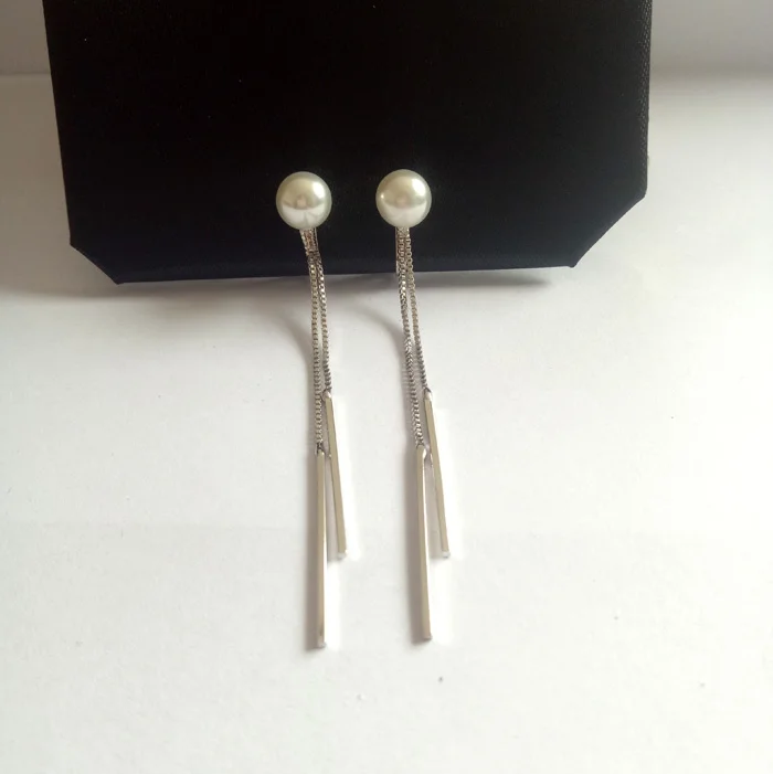 Серьги с имитацией жемчуга свадебные серьги клипсы серьги-клипсы для выпускного