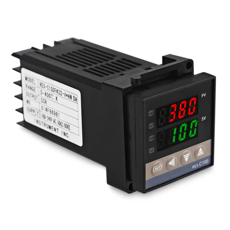 LEDSMITH Digital 220V PID REX-C100 регулятор температуры термостата Max.40A SSR K термопара набор