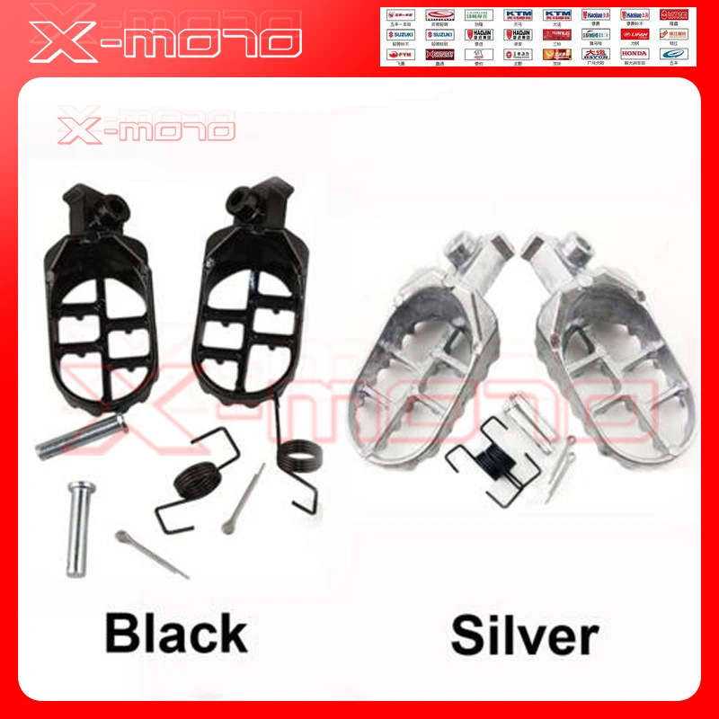 Алюминиевые Подножки для ног подножки XR50R CRF50 CRF70 CRF80 CRF100F Dirt Pit Bike мотокросса|foot