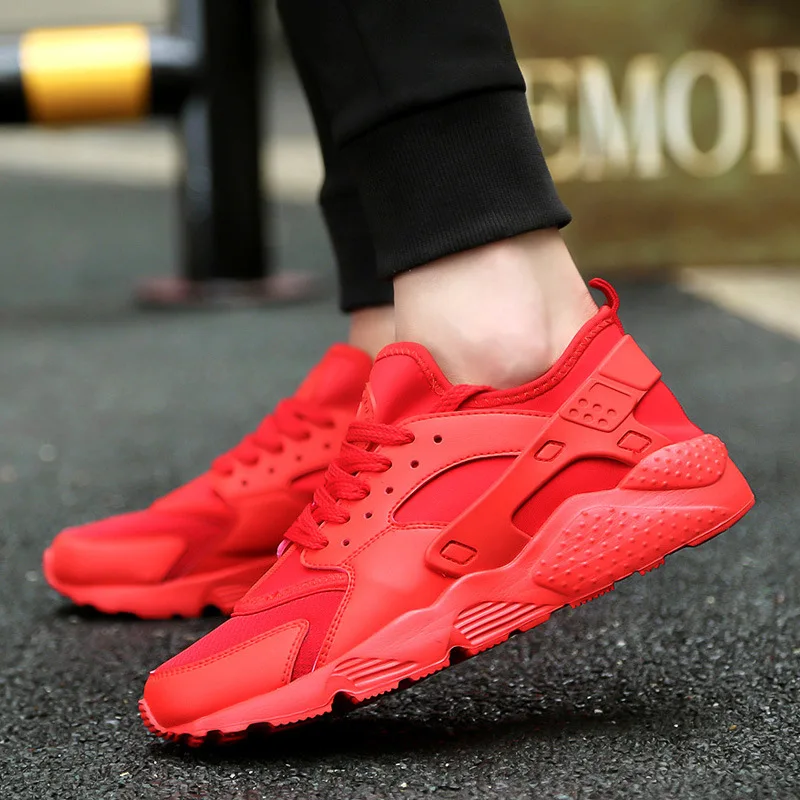Модная обувь мужские кроссовки летние беговые корзины Homme Air Huaraching дышащая