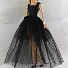 Свадебное платье принцессы, благородное вечернее платье для куклы, модный дизайн, наряд, лучший подарок для девочки, кукольная одежда