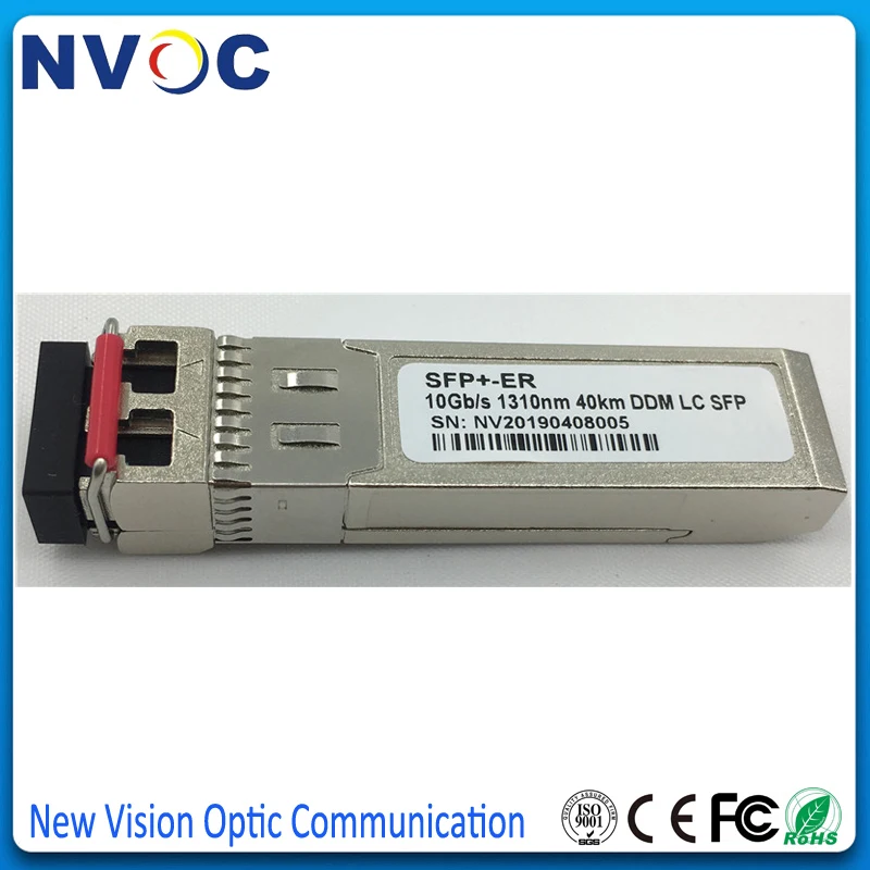 Бесплатная доставка 10G SFP + дуплексный одномодовый LC модуль 1310 нм 40 км SFP-модулятор