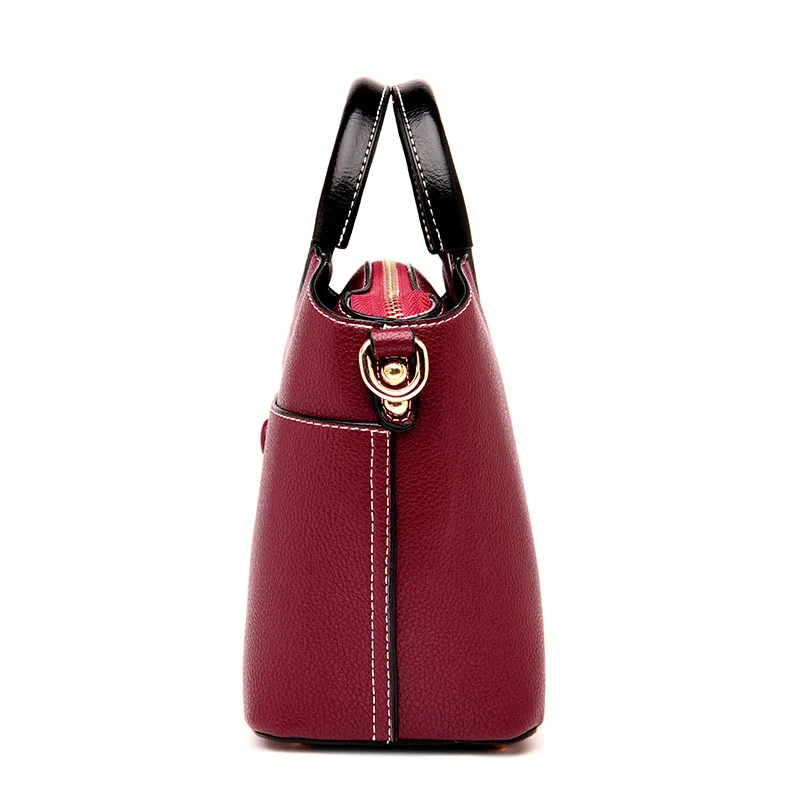 Высокое качество модные простые плеча CrossBody сумки Для женщин Натуральная кожаные сумочки основа сумка Для женщин сумки