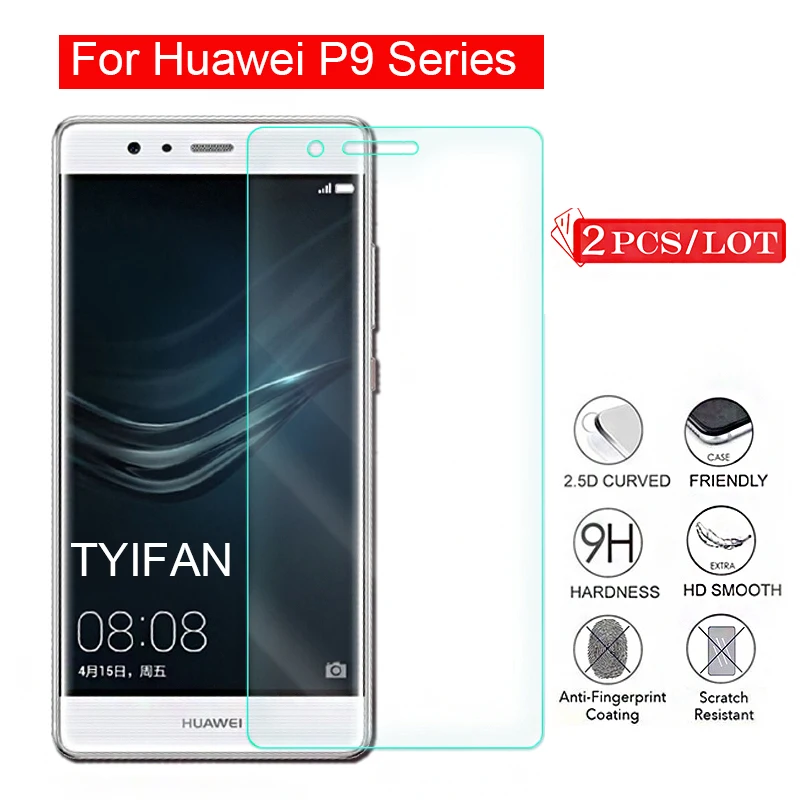 2 шт. закаленное стекло для Huawei P9 Lite Mini Plus 2017 Защитное экрана Tremp on P 9 9p P9lite легкая