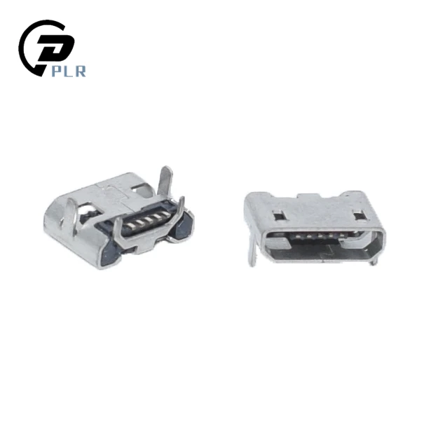 10 шт./лот тип B разъем USB для зарядки телефона гнездо 4 85 Micro 5P DIP плоский