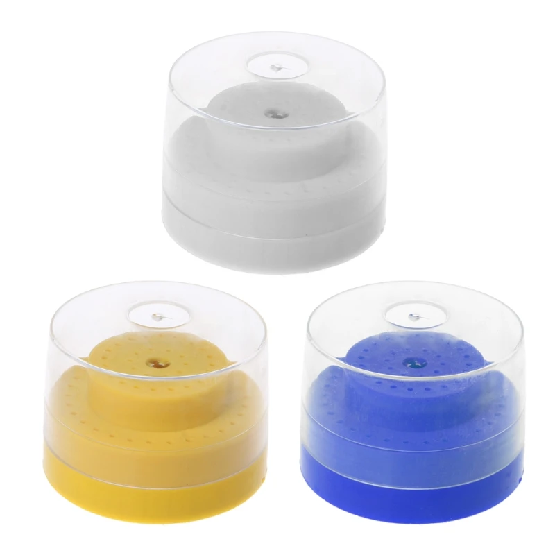 60 отверстий для ногтей сверло Держатель подставка емкость хранения коробка