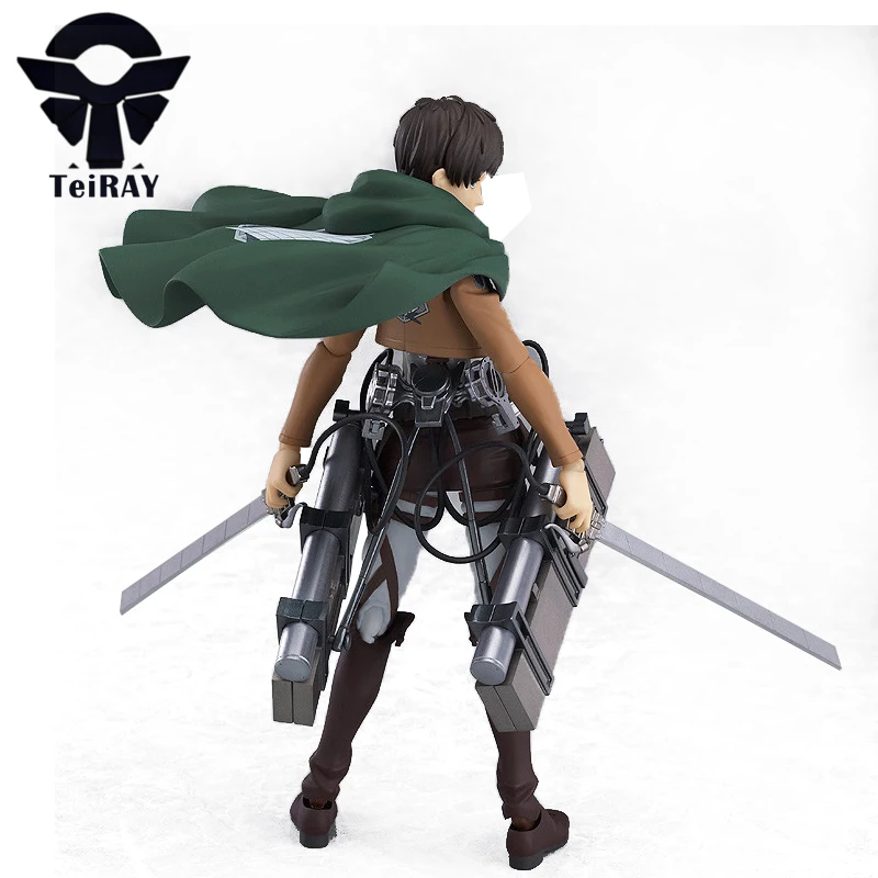 Экшн-фигурка из ПВХ Атака Титанов Эрен Леви Микаса 15 см Shingeki No Kyojin Коллекционная