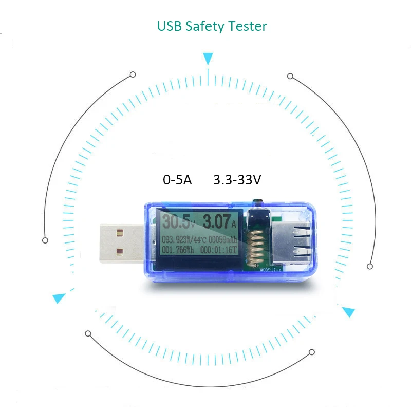 INGMAYA USB тестер адаптер метр цифровой дисплей DC мультиметр Напряжение Ток емкость для кабеля зарядное устройство мощность Pank детектор