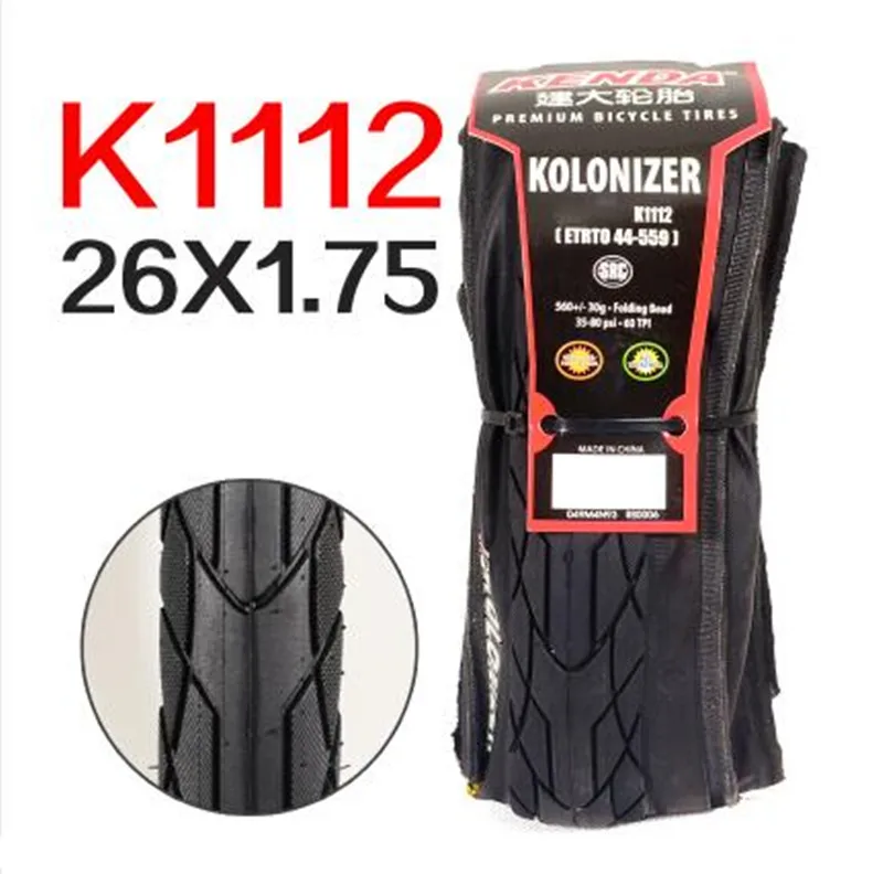 Kenda K1112 высококачественные складные велосипедные шины/mtb 26X1,5/1,75 ударопрочные шины для горного велосипеда/велосипедные запчасти аксессуары