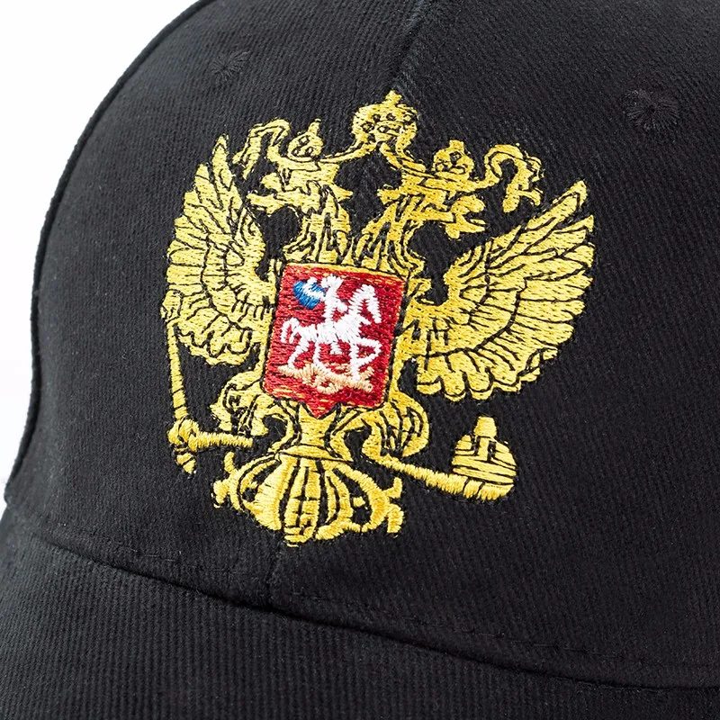 Высококачественная уличная бейсбольная Кепка с вышивкой герб России, модная Спортивная Кепка для папы для мужчин и женщин, кепка патриота
