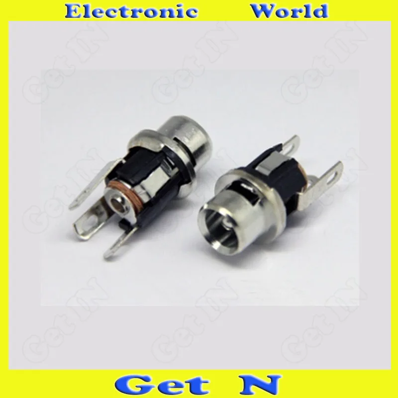 500 шт. DC-025 5 5-2 металлическая головка DC разъем для зарядки гнездо Conector Electonic части |