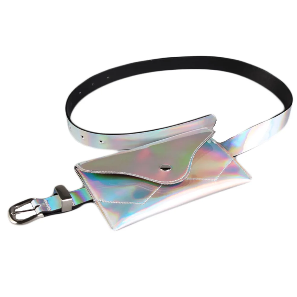 SFG дом Для женщин с блестящей лазерной моды искусственная кожа поясная сумка