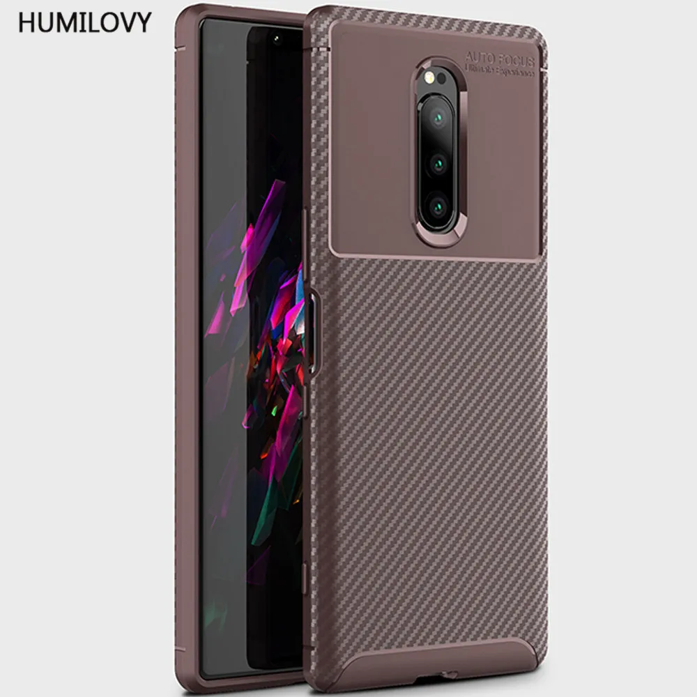 Чехол для Sony Xperia 1 Xperia1 противоударный мягкий чехол телефона из ТПУ J8110 J8170 J9110 |