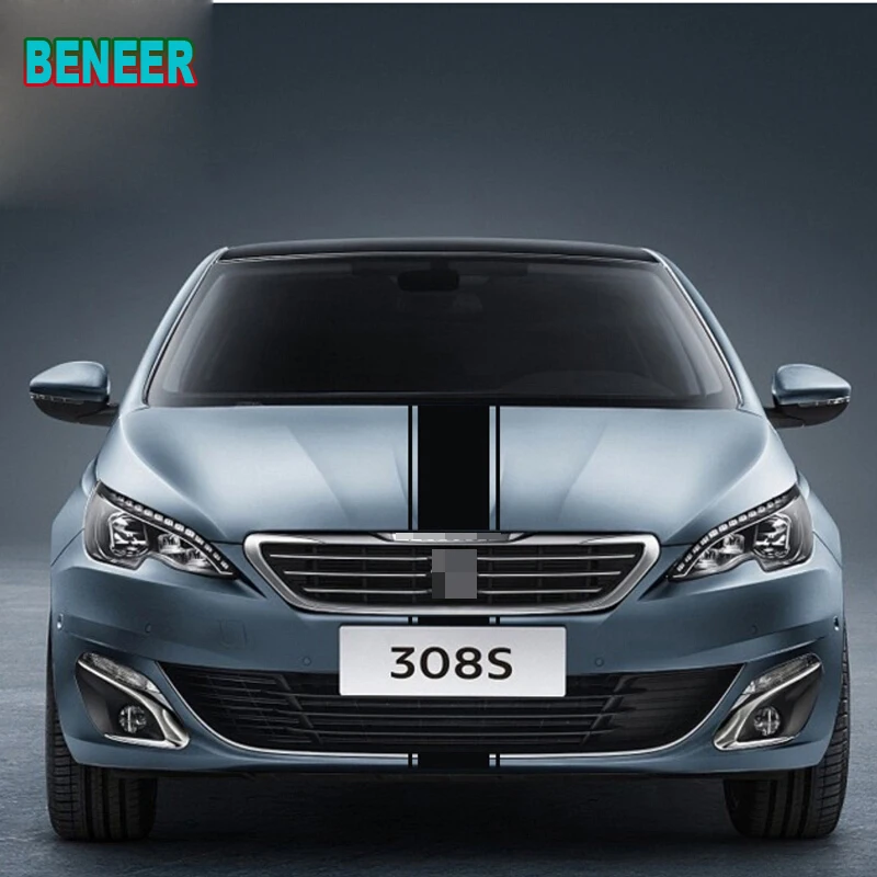 150 см KK автомобилей головной Стикеры для Peugeot 206 208 301 307 308 407 408 508 2008 3008 308s