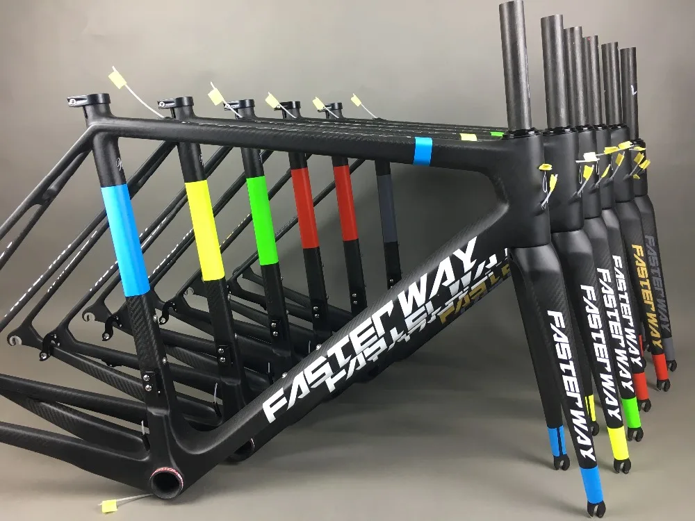 Набор углеродных рамок FASTERWAY PRO 3k для шоссейного велосипеда набор рисунков: