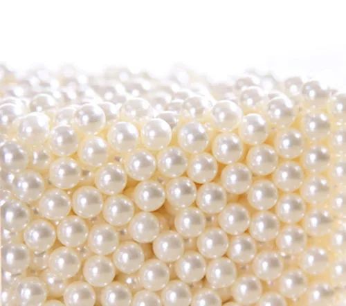 1300pcs pearl Большой размер, Европа, металлическая Кисть для макияжа, трубка для хранения карандашей для бровей, органайзер для макияжа из бисера, Хрустальная коробка для хранения ювелирных изделий - Цвет: 1300pcs pearl