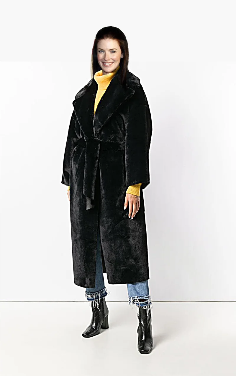WT-048, новая мода, S-4XL, зимняя женская одежда, пальто из искусственного меха,, Лисий мех, плащ, водолазка, Женское пальто из искусственного меха