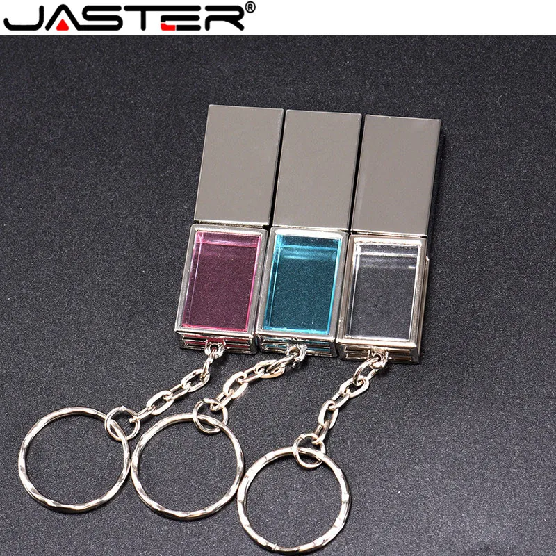 JASTER красочные стеклянные USB 2,0 флэш-памяти ручка driv