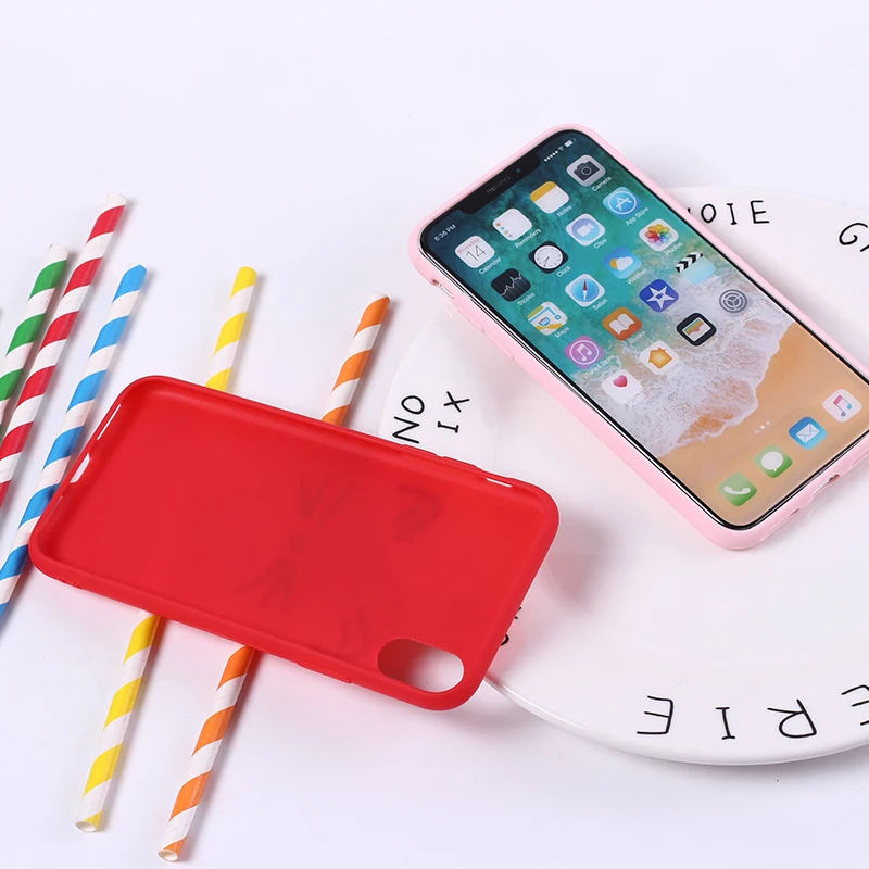Мягкий чехол для iPhone 11 Pro Max 7Plus 7 6 6S 12 8 8Plus X XS | Мобильные телефоны и аксессуары