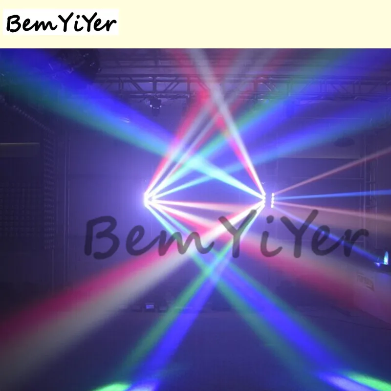 4 шт./лот CREE цветов 8x10 Вт светодиодный луч бар перемещение головы/quad RGBW/DJ/эффект