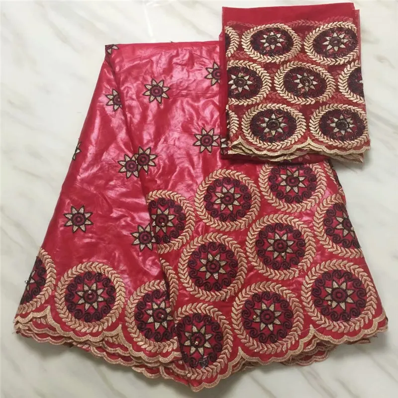 Обильный фиолетовый базин с вышивкой Сетчатое кружево 2020 новейший африканский