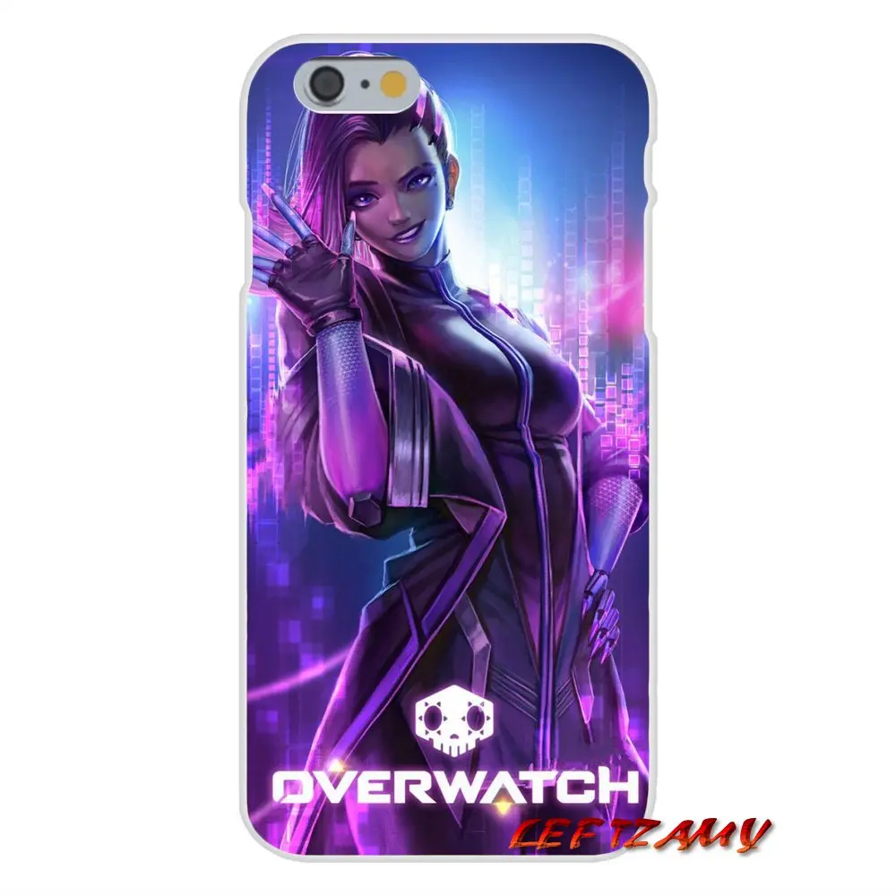 Аксессуары чехлы для телефонов huawei P8 P9 P10 Lite 2017 Honor 4C 5X 5C 6X mate 7 8 9 10 Pro game Overwatch OW Sombra |